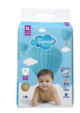 bashundhara diapant pant style diapers xl