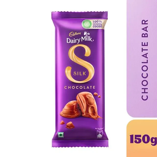 Cadbury Dairy Milk Silk Chocolate Bar, 150 g