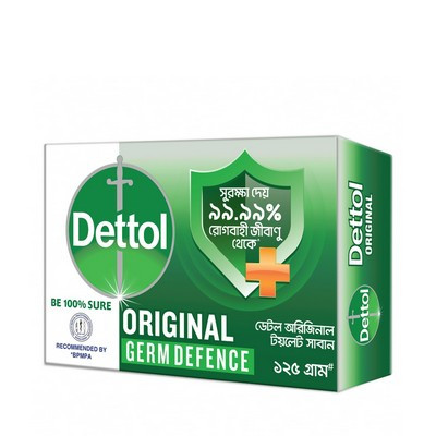 Dettol Bathing Soap Bar Original 125 GM