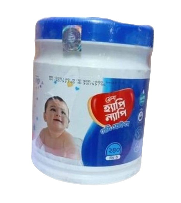 Fresh Happy Nappy Wet Wipes 240 Pcs Jar