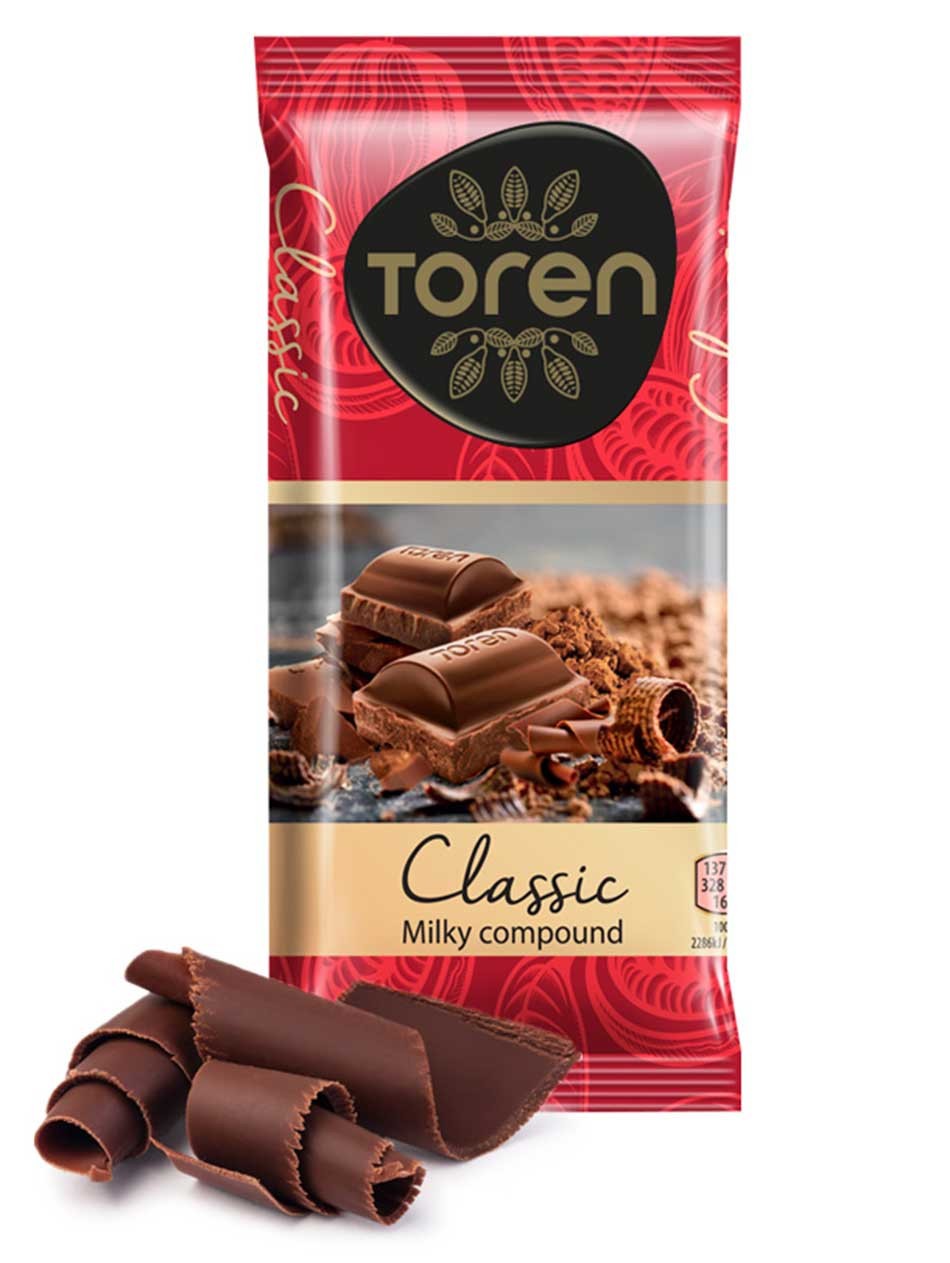 Toren Classic Red Milky Compound Chocolate 52g