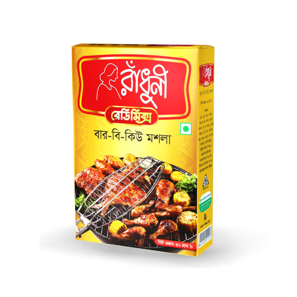 Radhuni Bar.BQ Masala - 50 gm