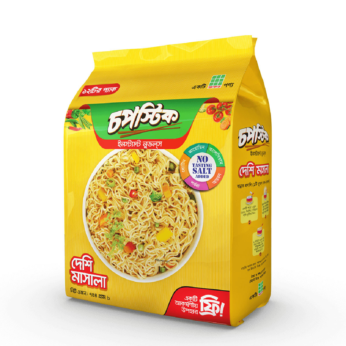 Chopstick Instant Noodles (Deshi Masala) - 744 gm