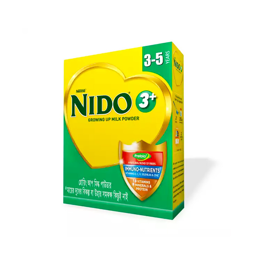 Nestlé NIDO 3+ Growing Up Milk Powder BIB (3 to 5 Years) – 350 gm