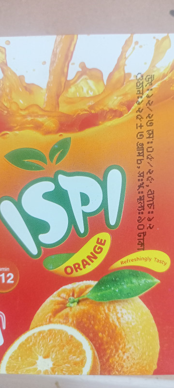 Ispi orange  powder drinks 125g