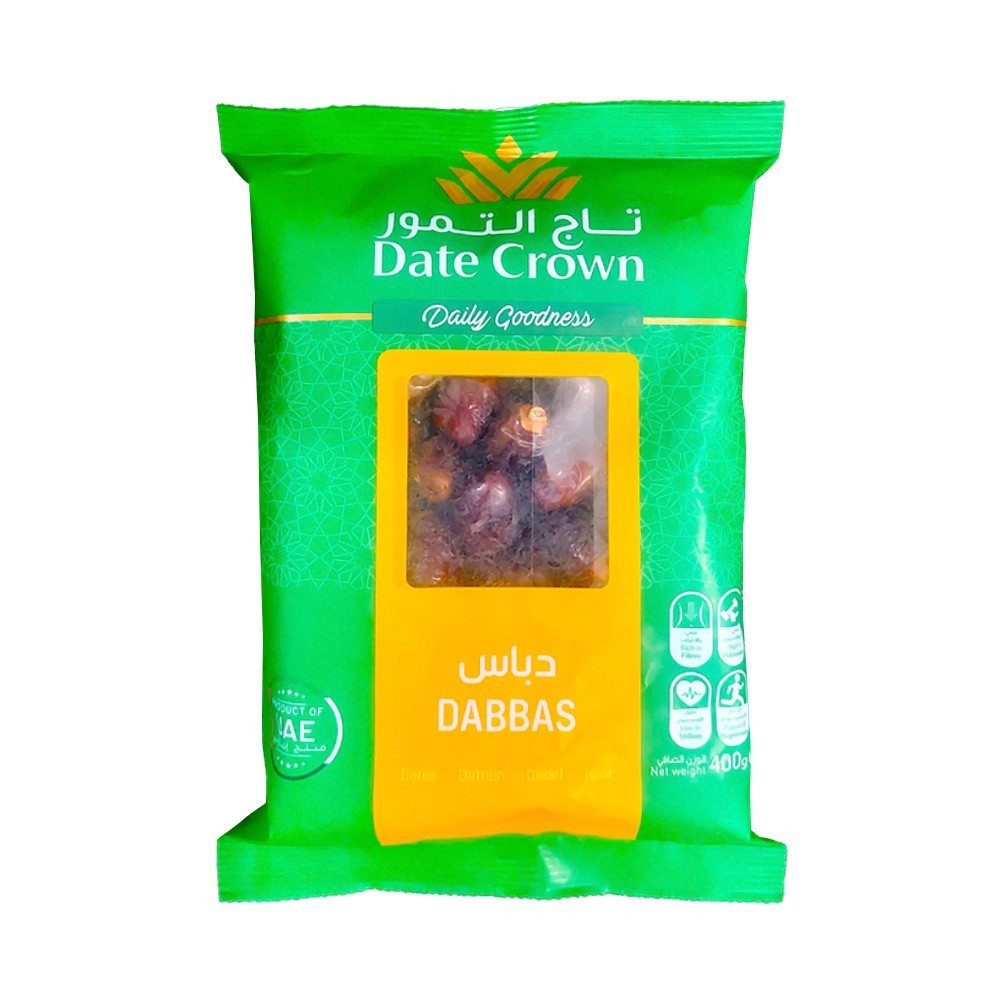 DATE CROWN DAILY COODNESS DABBAS 400 GM