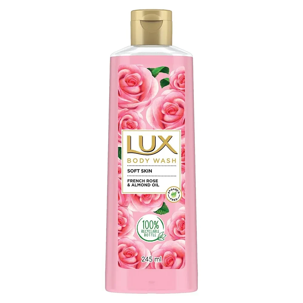 Lux Body Wash Soft Skin French Rose And Almond Oil 245 Ml