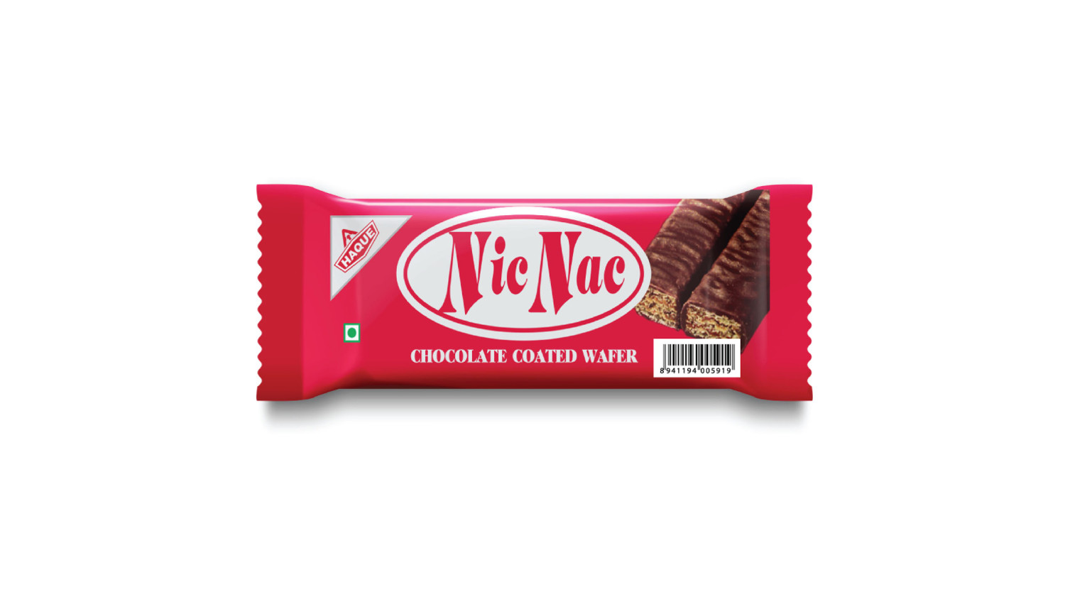 Haque Nic Nac Chocolate Coated Wafer 18g