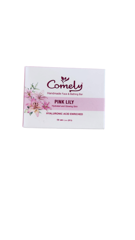 COMELY HANDMADE FACE & BATHING BAR PINK LILY 100 GM