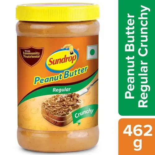 Sundrop Peanut Butter - Crunchy, Rich In Protein, Spreads, 462 g