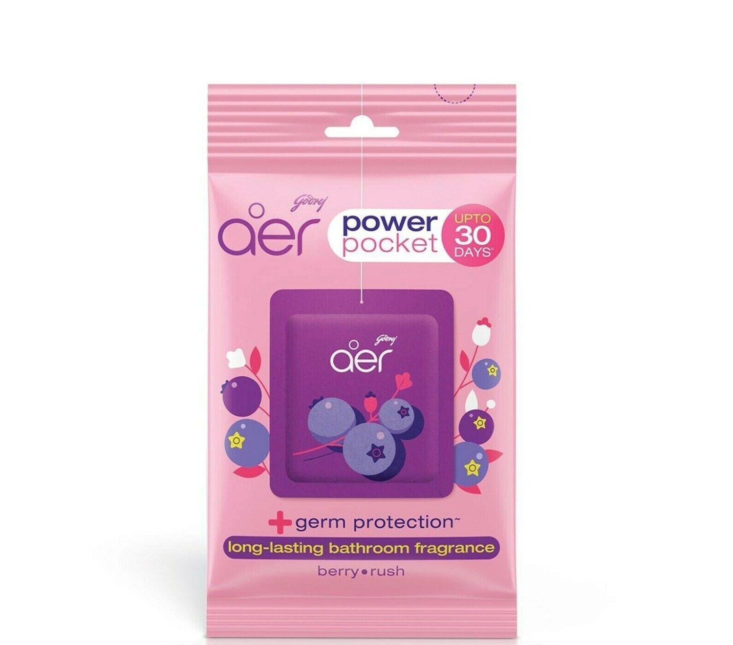 2 X Godrej AER Power Pocket Berry Rush 10g