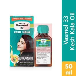 Super Vasmol 33 Kesh Kala Oil Based Hair Colour - 50ml