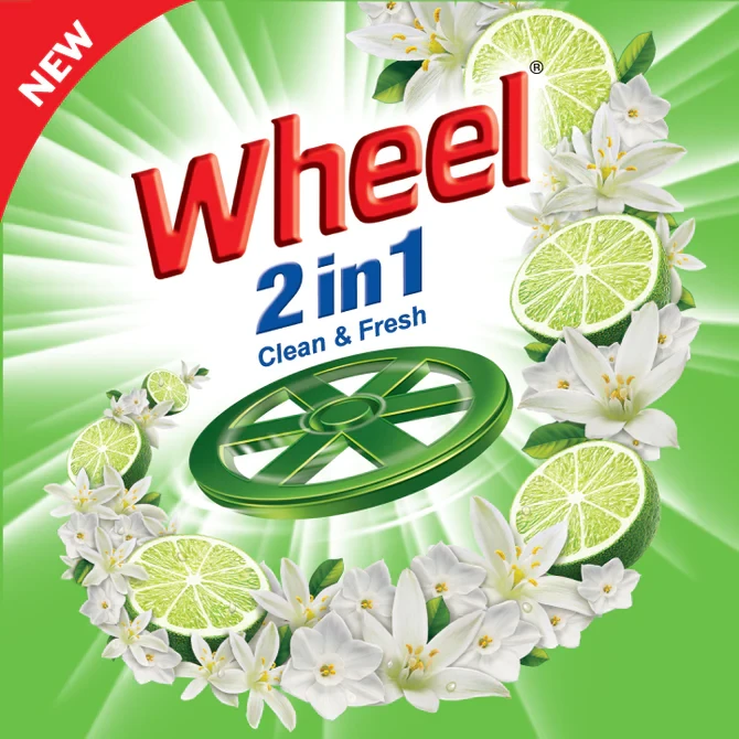 Wheel Washing Powder 2in1 200gm