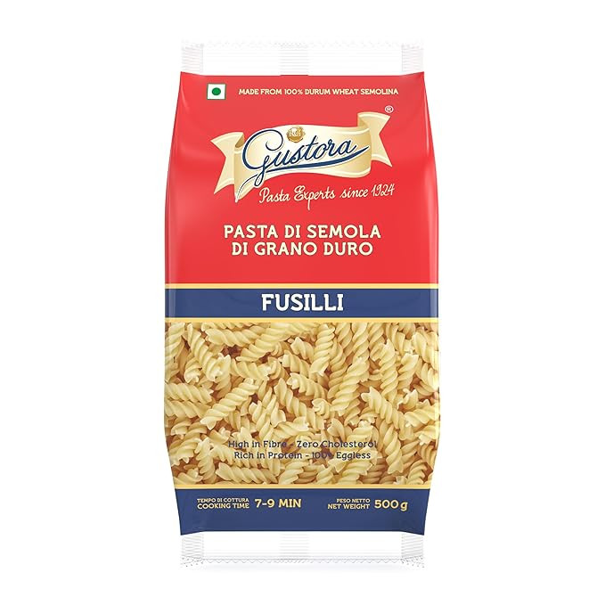 Gustora Fusilli Pasta, 500g