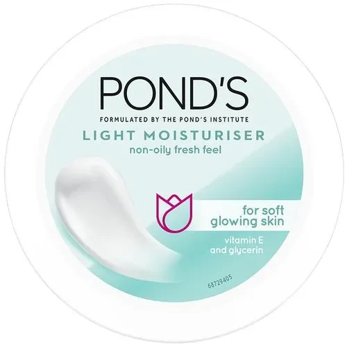 Ponds Light Moisturiser - Non-Oily Fresh Feel For Sof Glowing Skin 100 ml