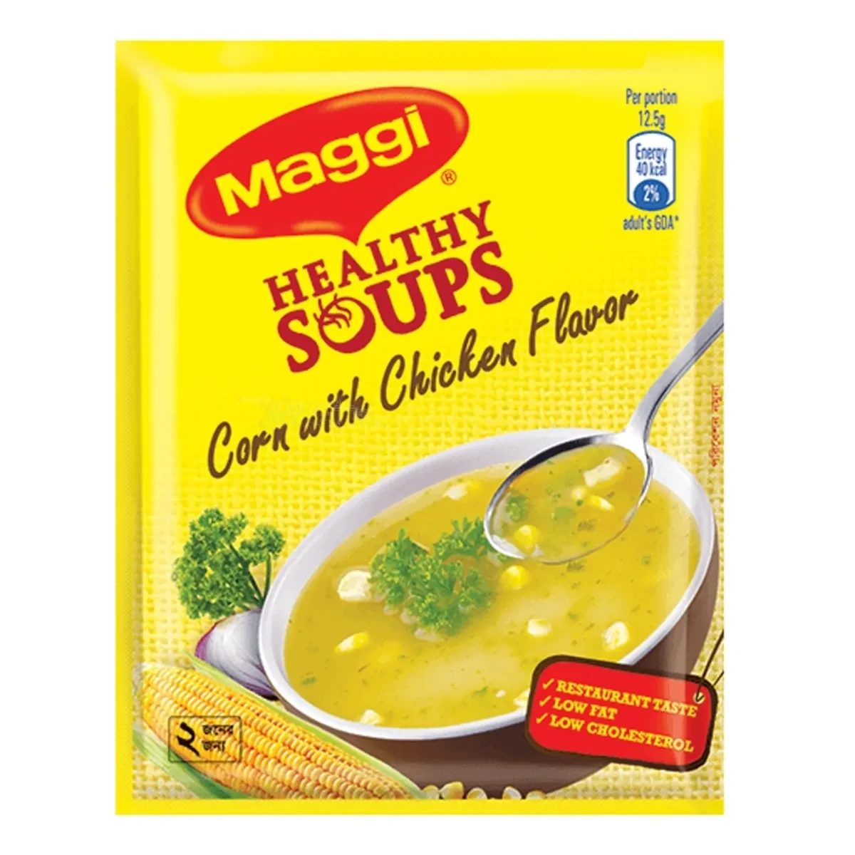 Maggi Healthy Soups Corn With Chicken Flavor 25gm