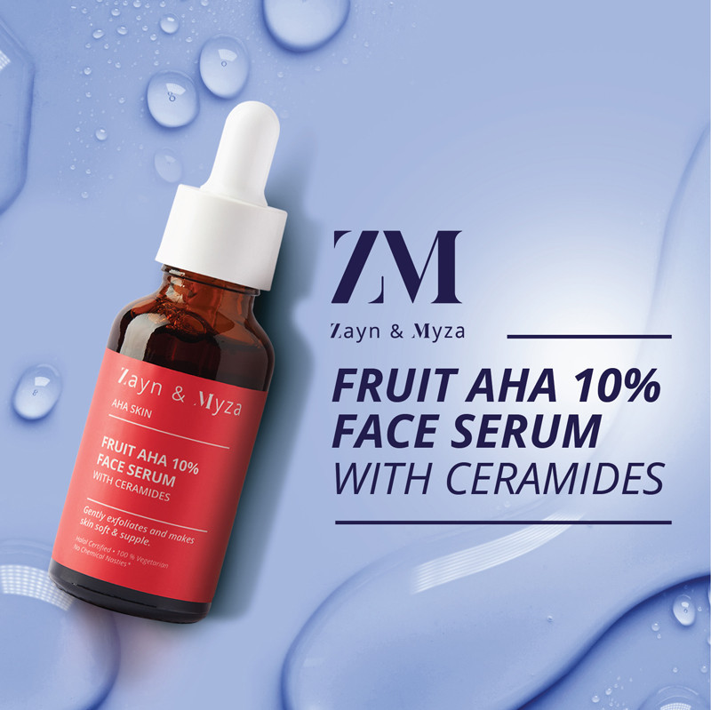 ZM - Zayn and Myza AHA Skin Fruit AHA 10% Facial Serum 30ml