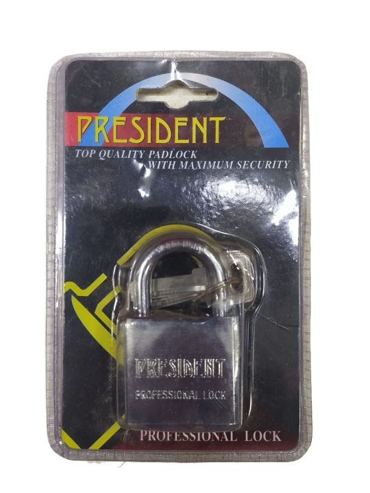 President Top Quality Padlock With Maximum Security 25 MM