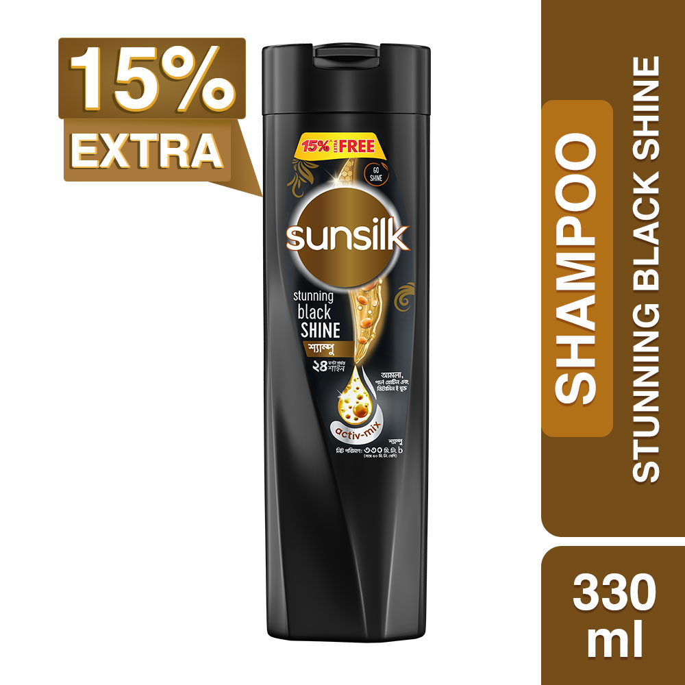 sunsilk black shine shampoo 340ml