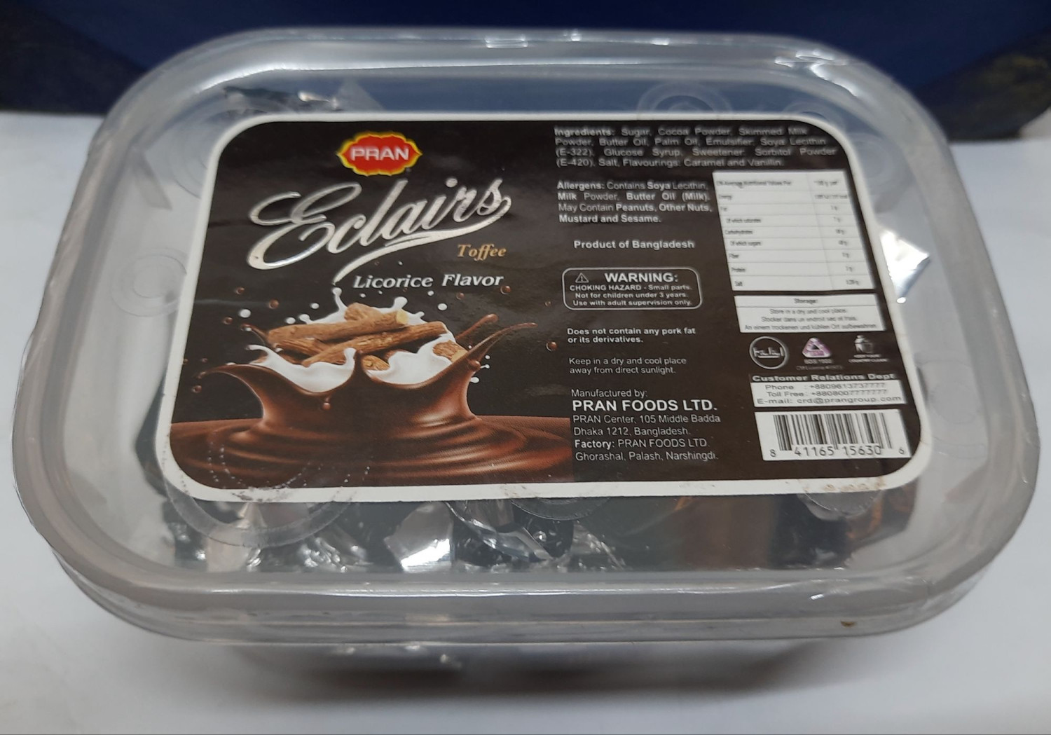 Eclairs chocolate box 185gm