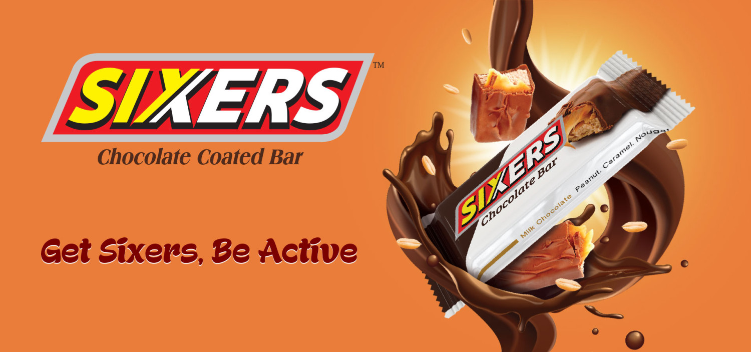 Sixers Chocolate Coted Bar 28 GM