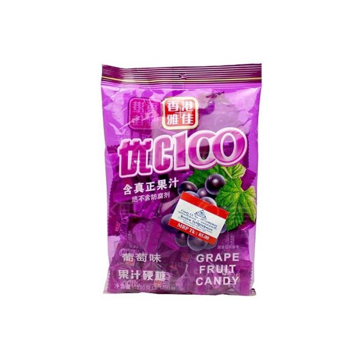 GRAPE FRUIT CANDY 100 GM