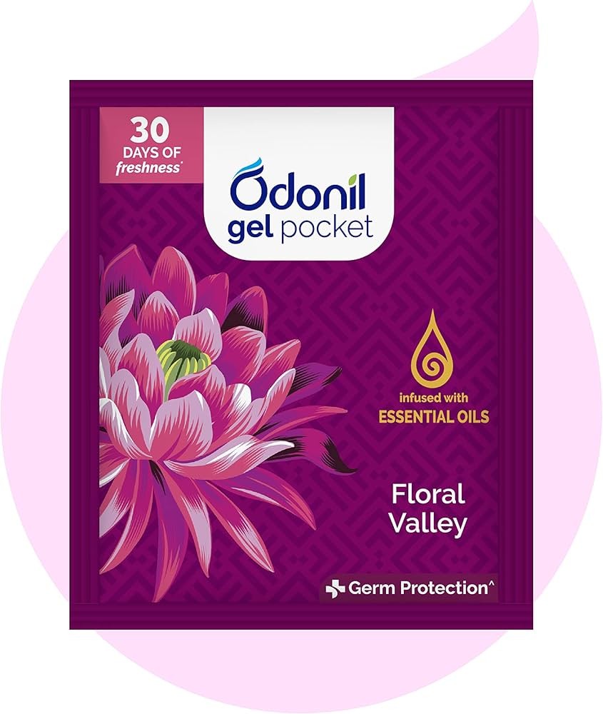 Odonil Gel Pocket - Floral Valley 10 GM