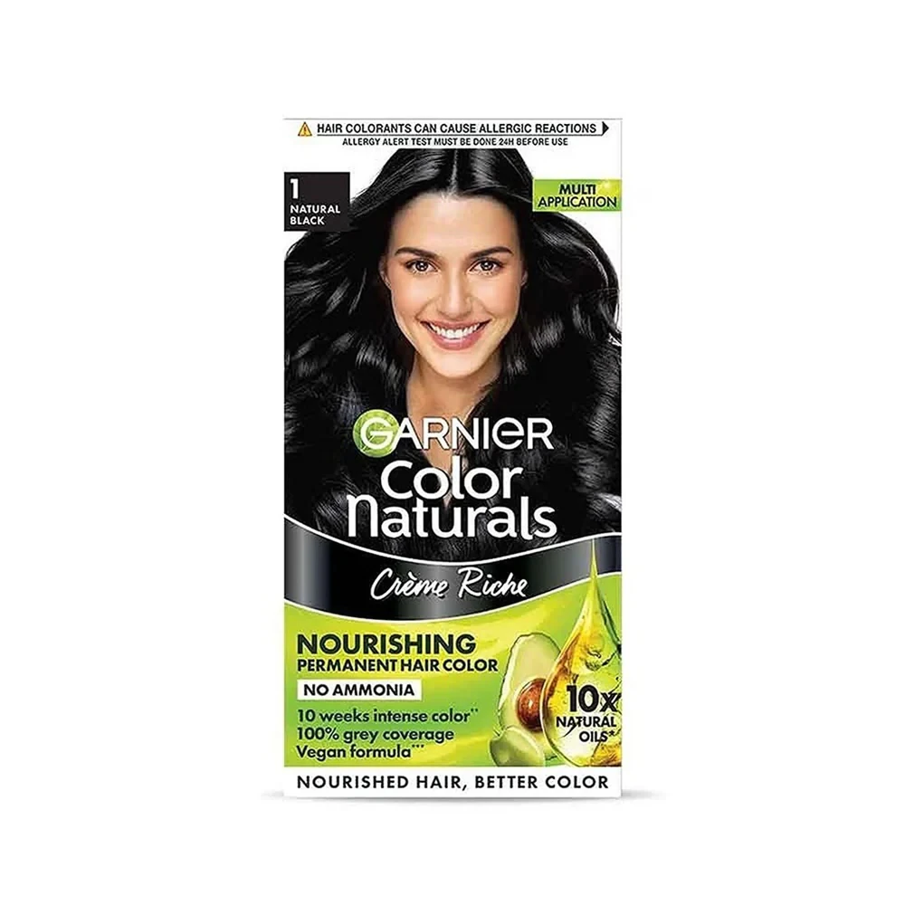 Garnier [1 Natural black] hair color 60+70gm