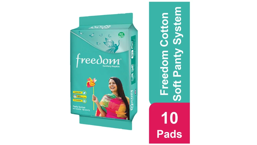 Freedom Panty System Sanitary Napkin 10 Pieces