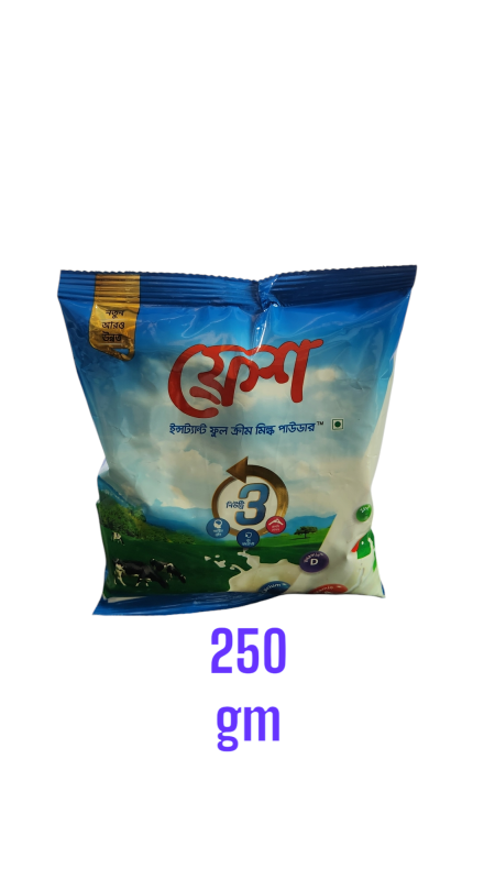 Fresh Instant Full Cream Milk Powder 250  gm