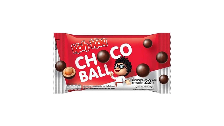 Koh-Kae Choco Ball Chocolate Coated Peanuts 22g