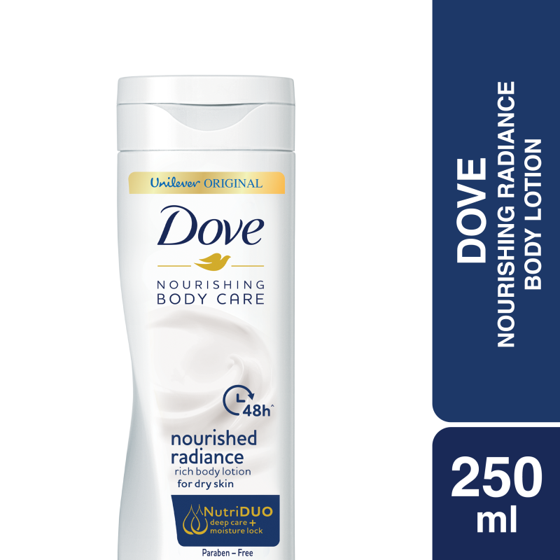 DOVE BODY LOTION NOURISHING RADIANCE 250ML