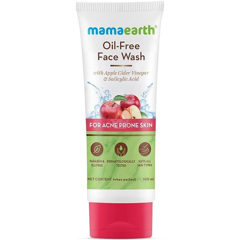 MamaEarth Oil-Free Face Wash with Apple Cider Vinegar & Salicylic Acid 100ml
