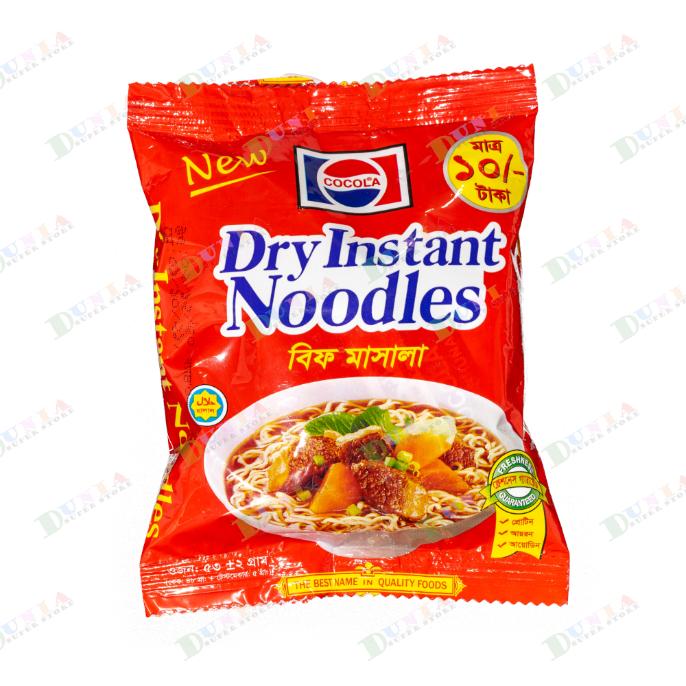 Cocola Dry Instant Noodles Beef Masala 35g