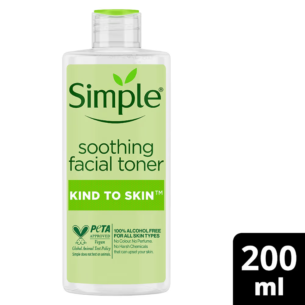 Simple Kind To Skin Soothing Facial Toner (200ml)