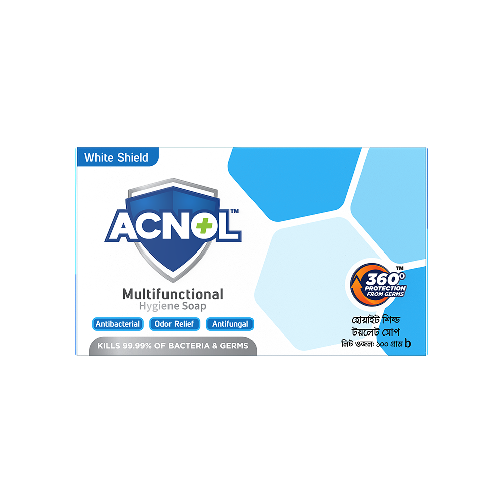 ACNOL Multifunctional Hygiene Soap (White Shield) 100gm