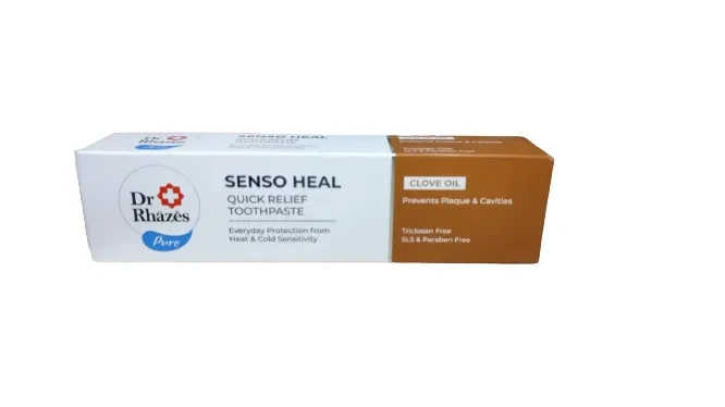 Dr Rhazes Senso Heal Clove Oil Tooth paste 100 gm
