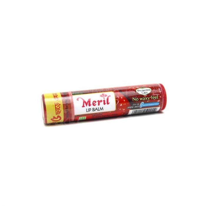 MERIL LIP BALM STRAWBERRY 4.8 GM