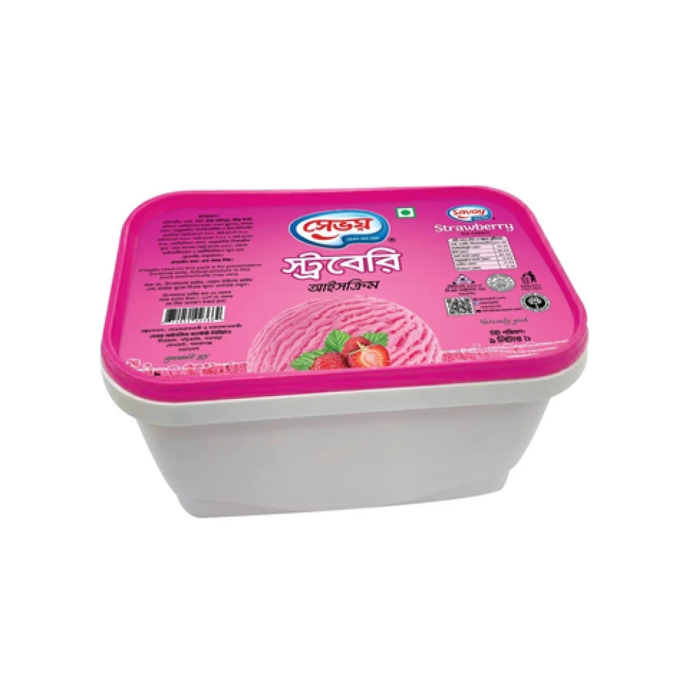 savoy stawberrey ice cream 1ltr