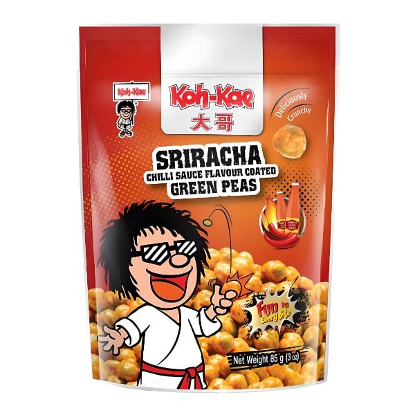 Koh-Kae  Sriracha Chilli Sauce Coated Green Peas 85g