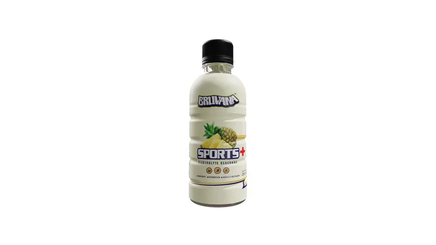 Buy Bruvana Sports+ Electrolyte Beverage Pineapple 250ml