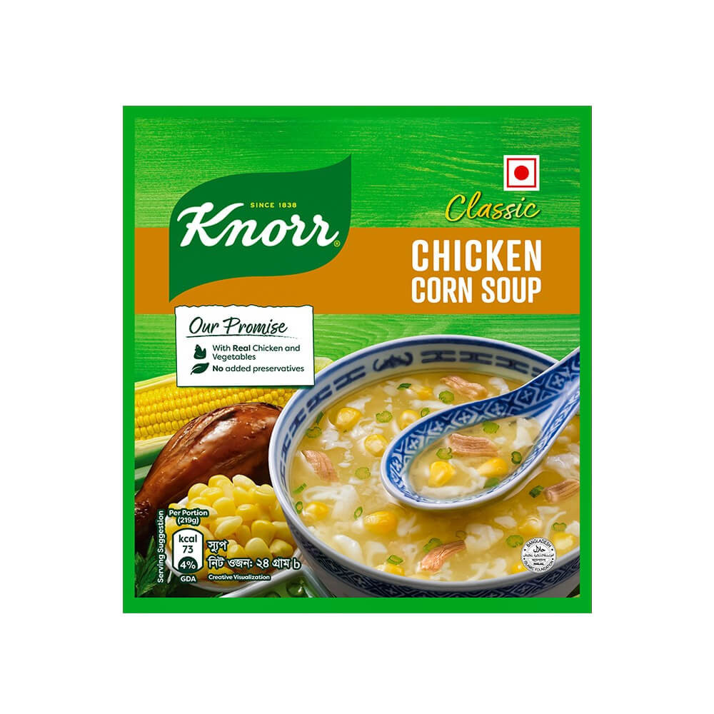 Knorr Classic Chicken Corn Soup - 28 gm