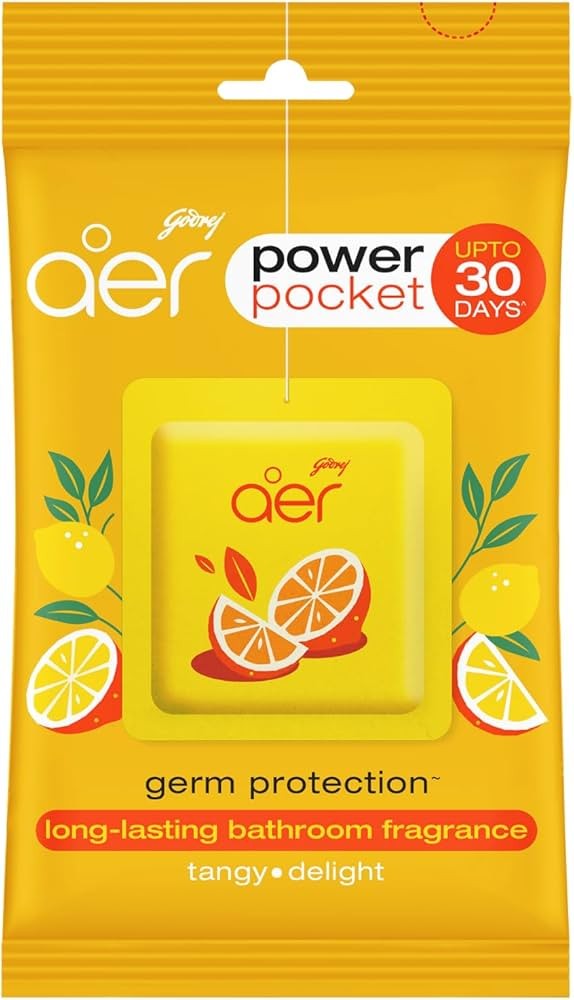 Godrej Aer Power Pocket Lemon Tangy Delight 10g