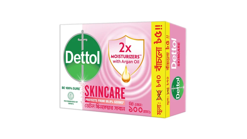 Dettol Skincare Soap 125g + 25g