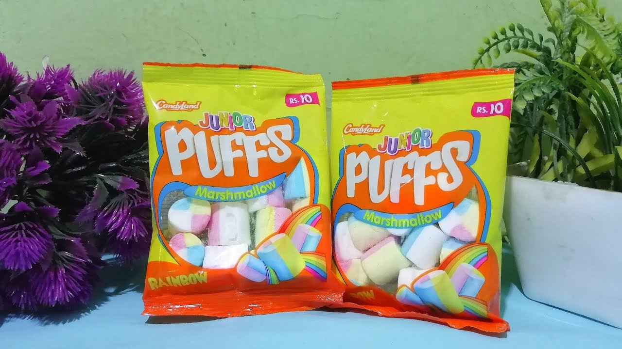 CandyLand JUNIOR PUFFS Marshmallow Rainbow 15 GM