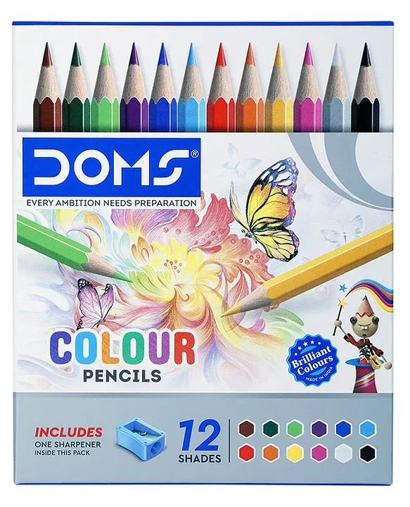 C3 Joy Of Creation Colour Pencils, 12 pencils