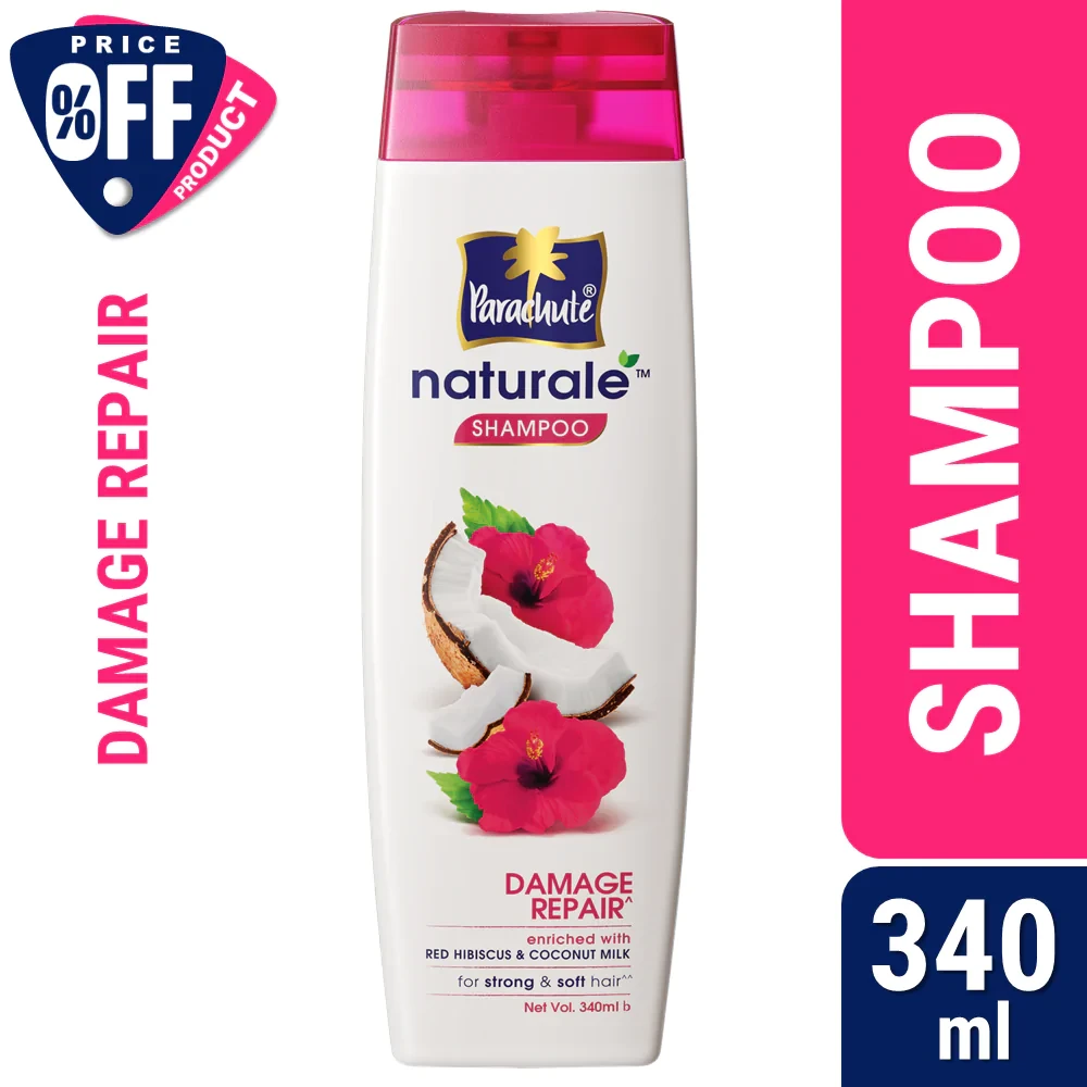 PARACHUTE NATURAL SHAMPOO DAMAGE REPAIR 340 ML