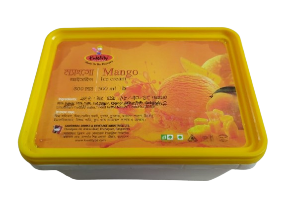 kwality ice cream mango 500 ml