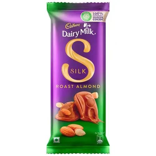 Cadbury Dairy Milk Silk Roast Almond Chocolate Bar, 58 g