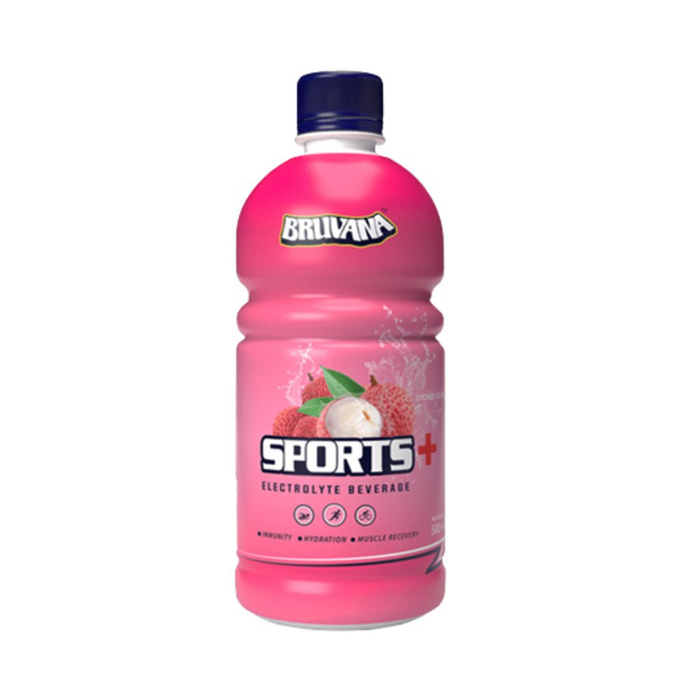 Bruvana Sports+ Electrolyte Beverage (Litchi Flavor)